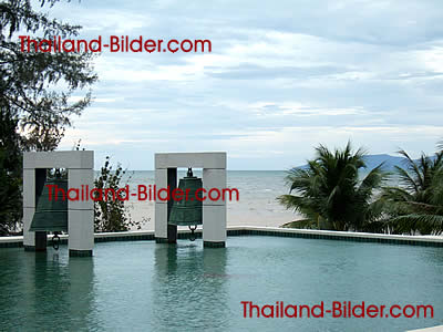 Strand aus einem Hotel nhe Krabi, Thailand